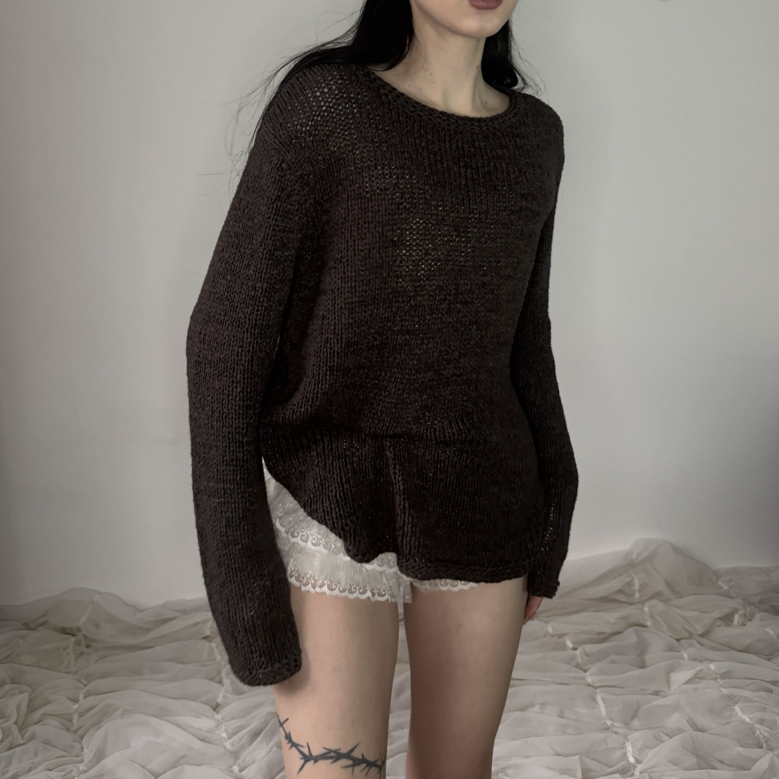 BROWN SWEATER - Obrázek 2