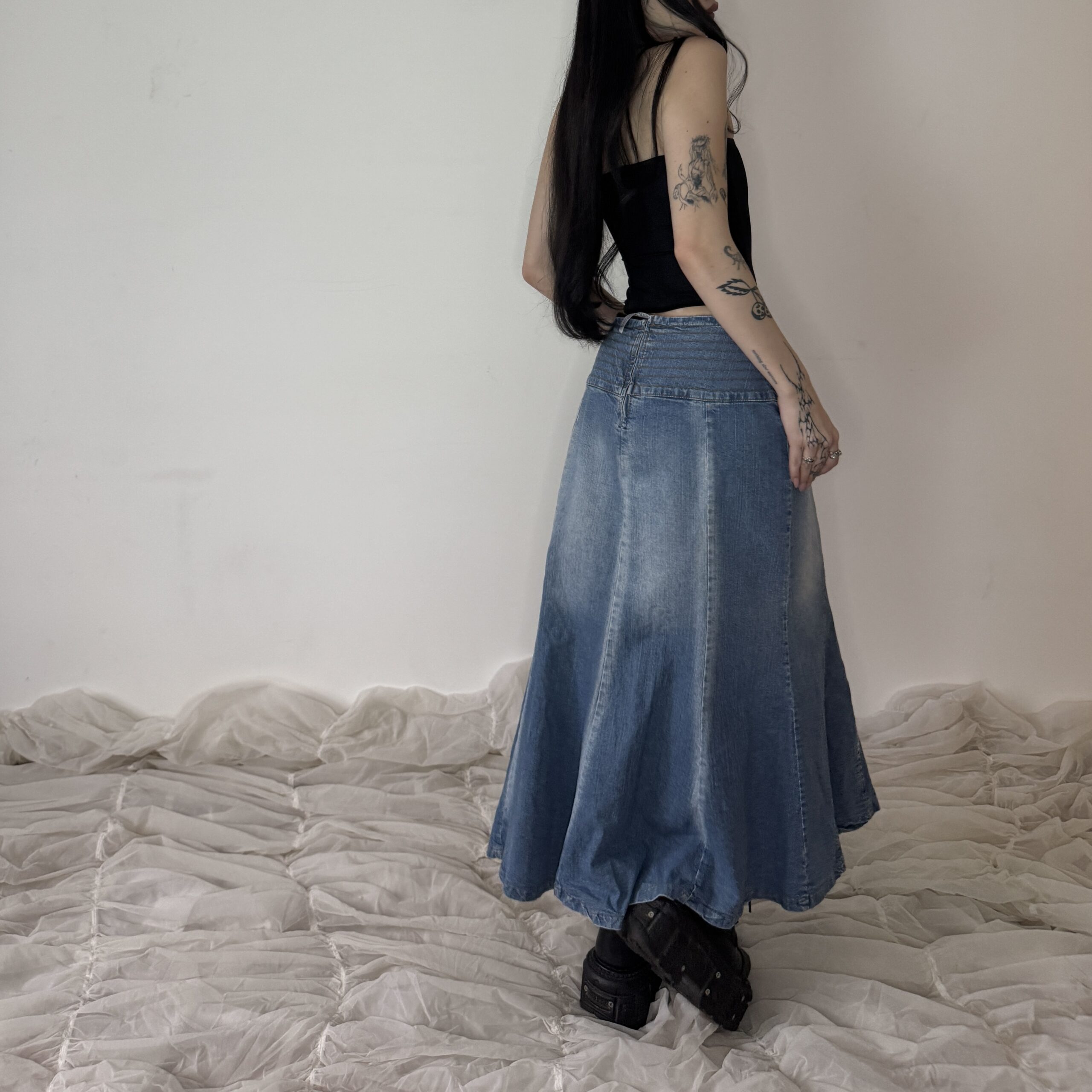 MAXI DENIM SKIRT - Obrázek 6