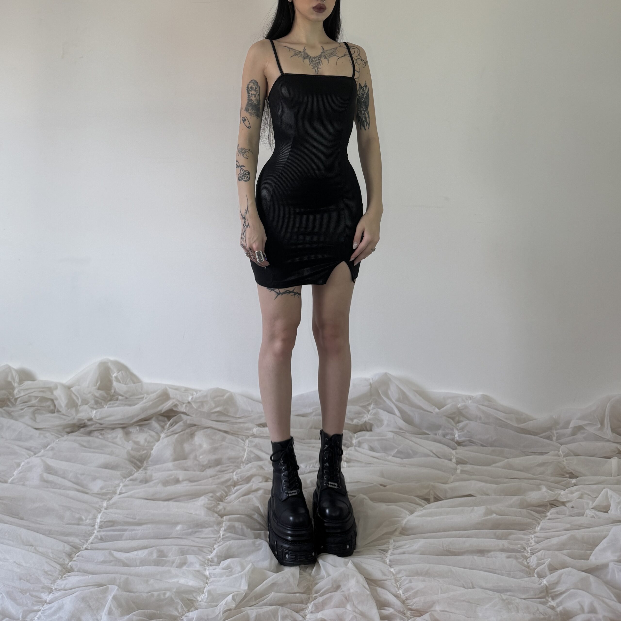 BLACK MINI DRESS