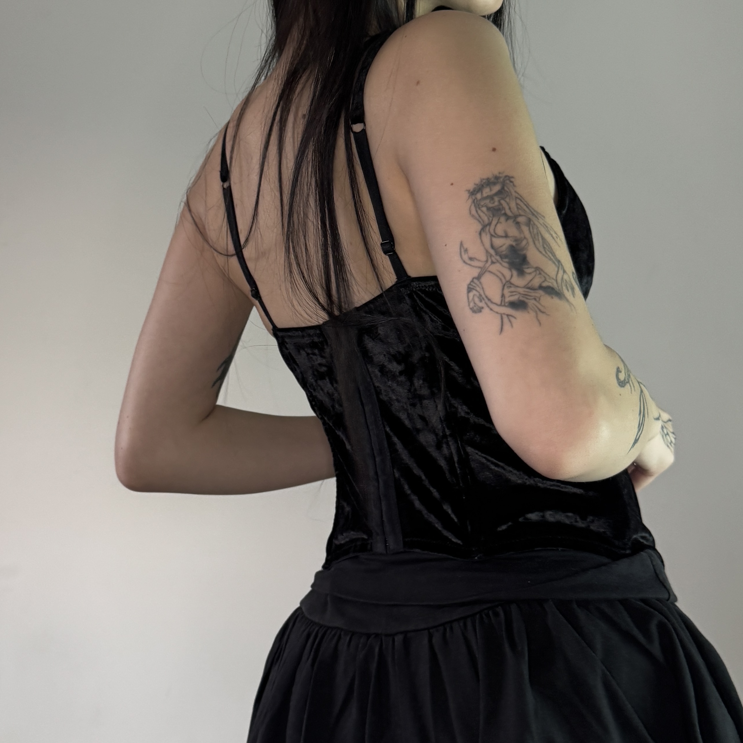 BLACK VELVET CORSET - Obrázek 6