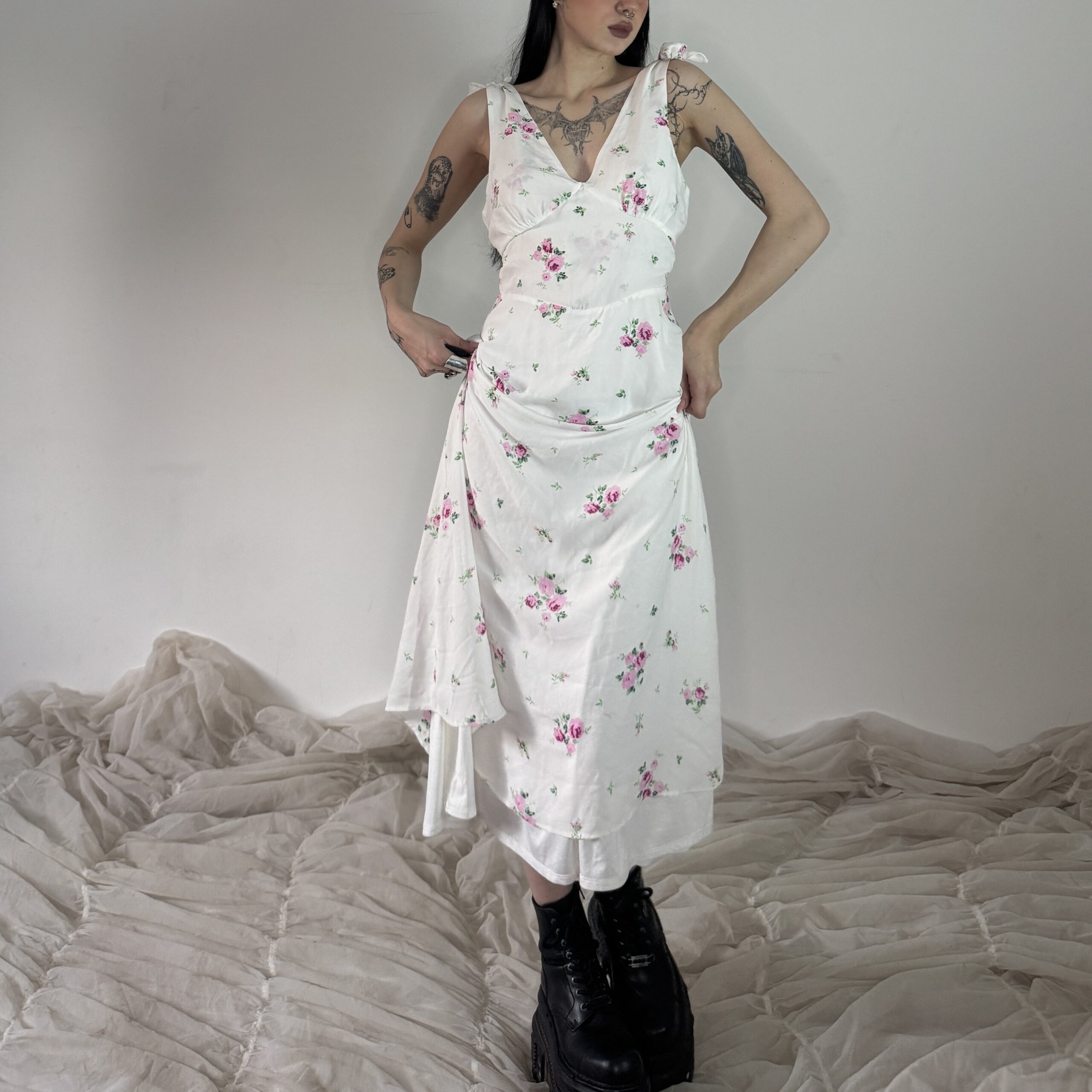 MAXI FLORAL DRESS - Obrázek 6