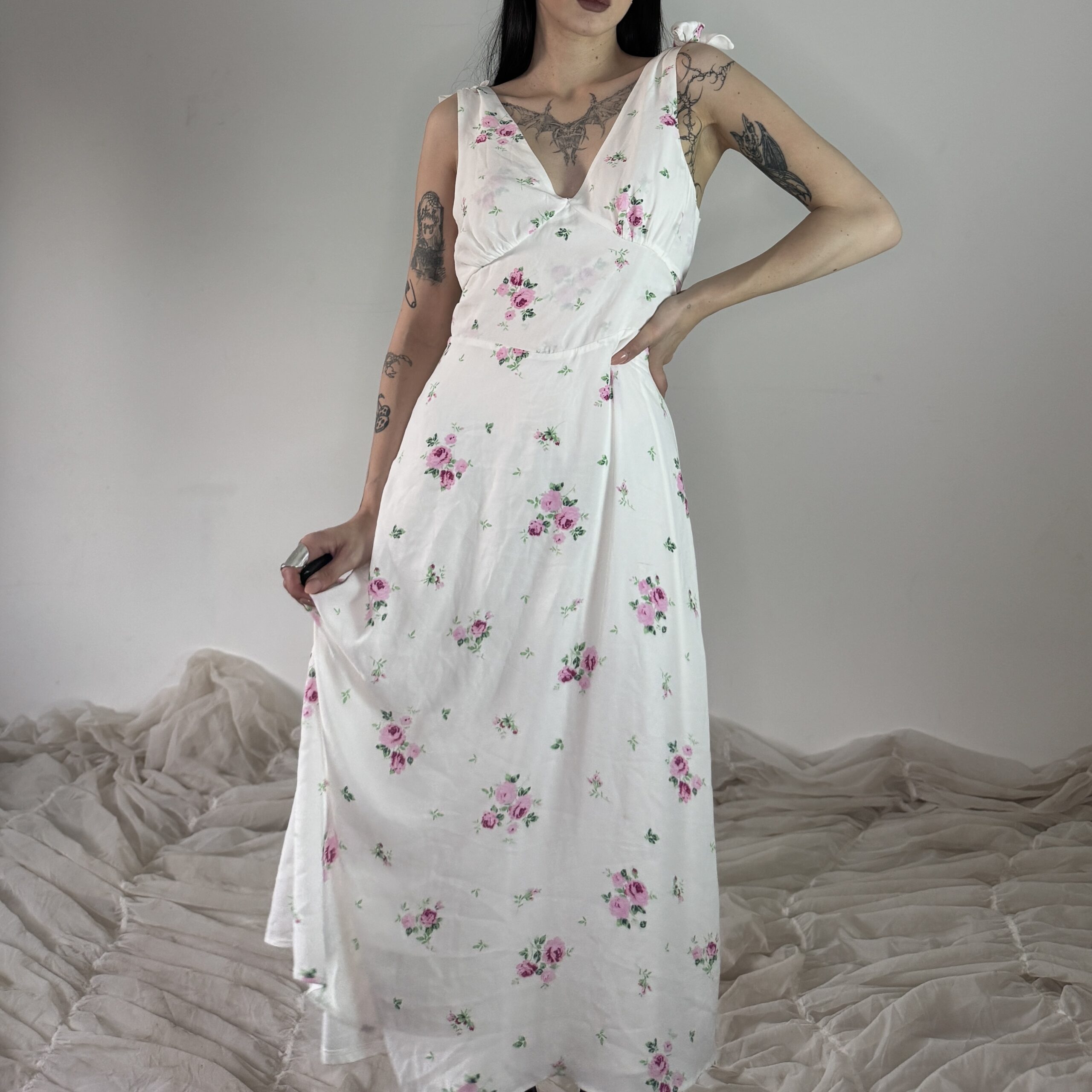 MAXI FLORAL DRESS - Obrázek 4