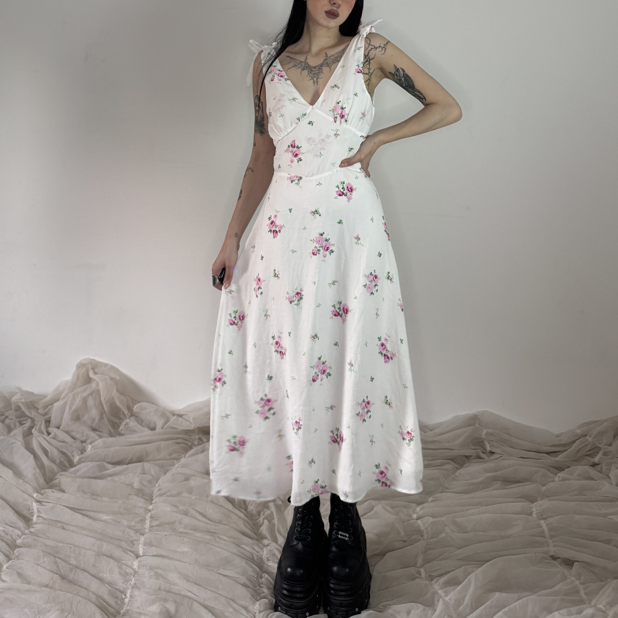 MAXI FLORAL DRESS - Obrázek 2